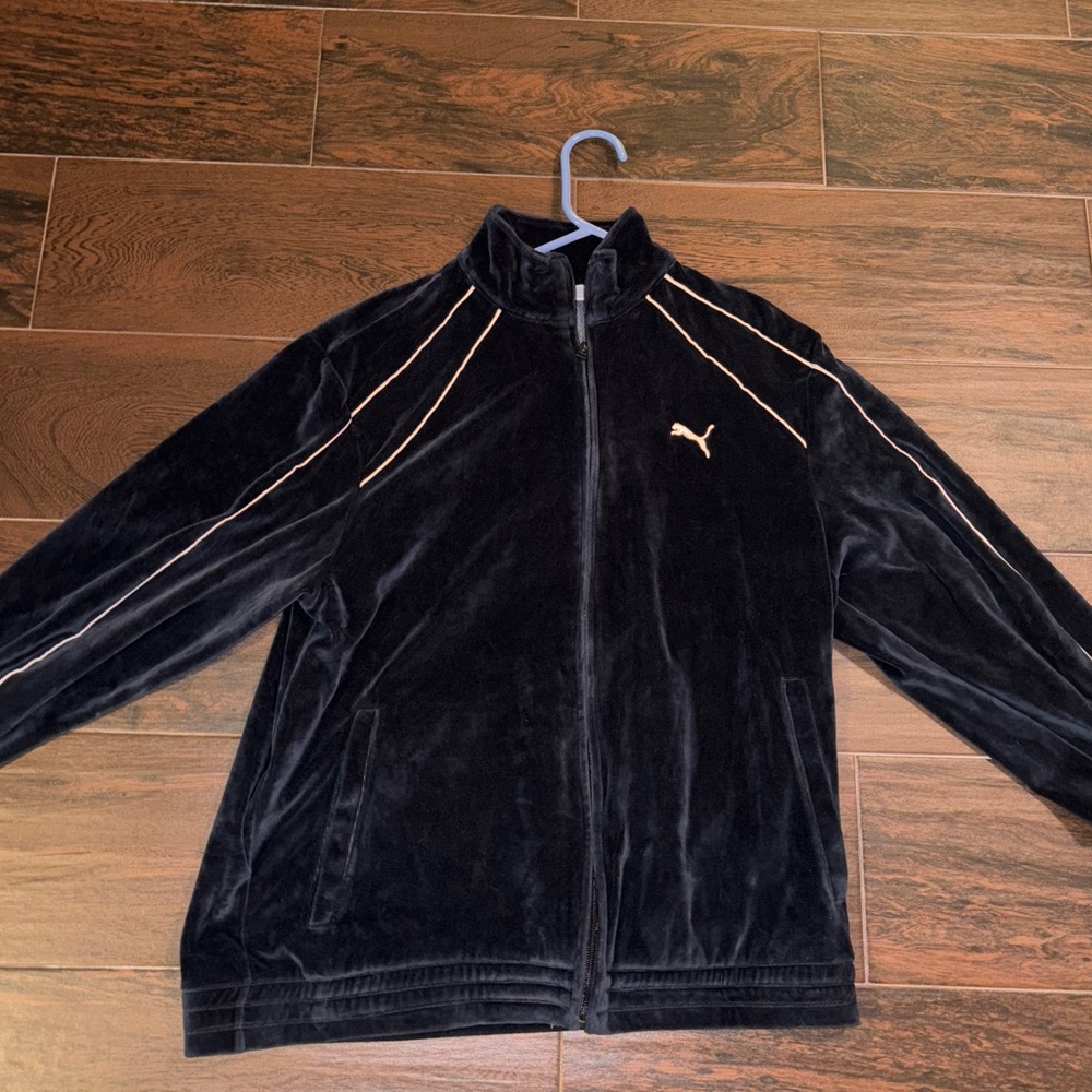 Vintage Puma Black Track Jacket